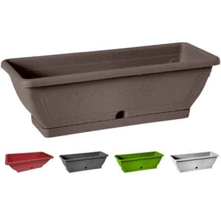 Cassetta con Sottocassetta Venezia Cm 40 x 19 x 16H Colore Verde Anice - 2