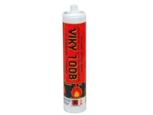 Sigillante per Alte Temperature (1600 °) in Cartuccia 500 g Nero 5 Pezzi - 2