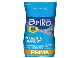 K2 Linea Briko Cemento Rapido Grigio in Polvere 4 kg in Busta K2 4 Pezzi - 2
