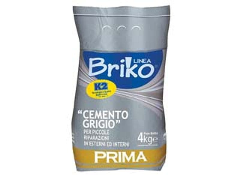 K2 Linea Briko Cemento Grigio in Polvere 4 kg in Busta K2 4 Pezzi - 2