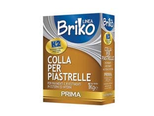 K2 Linea Briko Colla per Piastrelle Bianca in Polvere 1 kg 12 Pezzi - 2