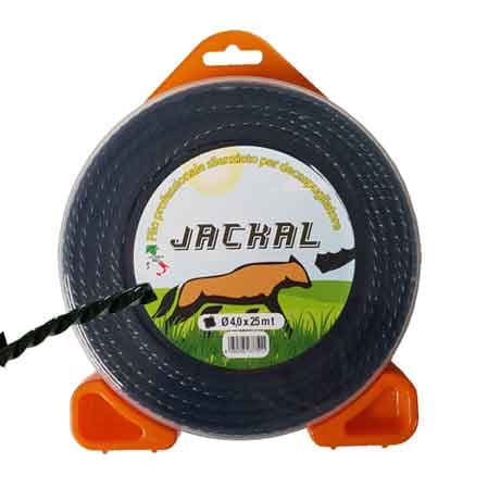 Filo per Decespugliatore Professionale Jackal Mm 4,0 x 25 m Made in Italy - 2