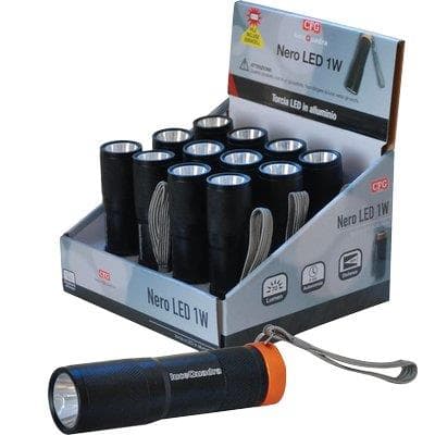 Torcia LED Nero LED 1 Expo Luce Quadra 12 Pezzi - 2
