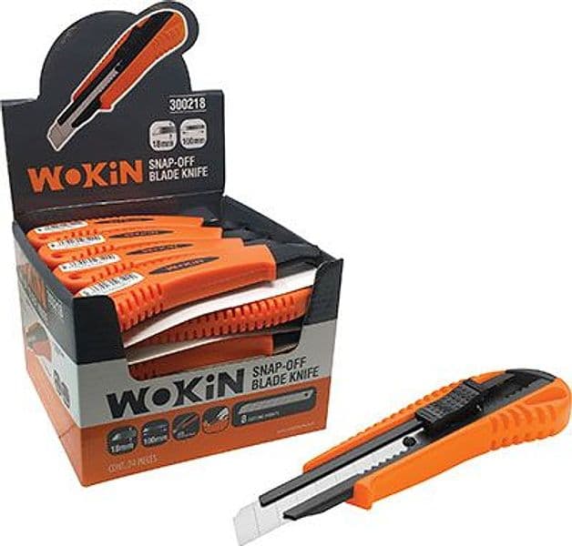 Cutter ABS Plus 300218 Wokin 18 mm 24 Pezzi - 2