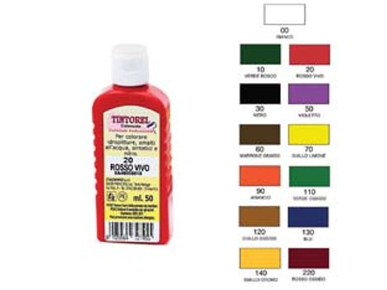 Colorante Universale Concentrato Tintorel N.10 50 ml Verde Bosco 12 Pezzi - 2
