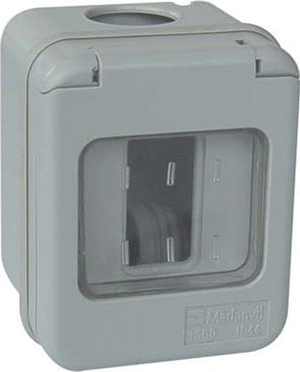 Involucro a Parete con Portella IP44 Marlanvil 66 x 82 mm H 57 mm 6 7408801 - 2