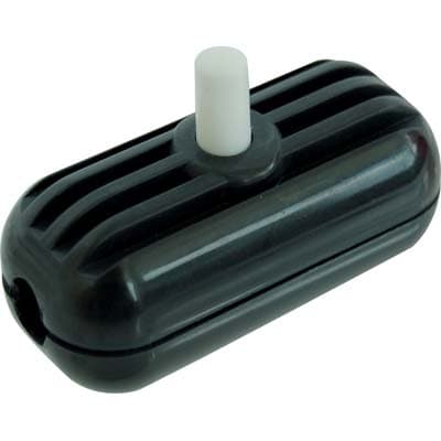 Interruttore Passafilo Nero 10 Pezzi - 2