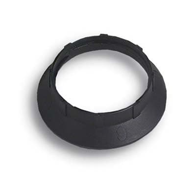 Ghiera per Portalampada Resina Nero E27 56 mm 25 Pezzi - 2