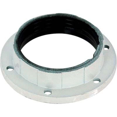 Ghiera per Portalampada Resina Bianco E27 56 mm 25 Pezzi - 2