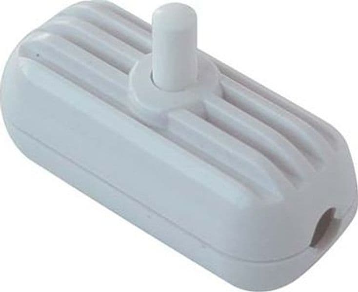 Interruttore Passafilo Bianco 10 Pezzi - 2
