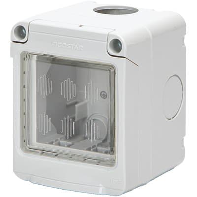 Involucro a Parete con Portella IP55 67 x 83 mm H 65 mm 6 Pezzi - 2