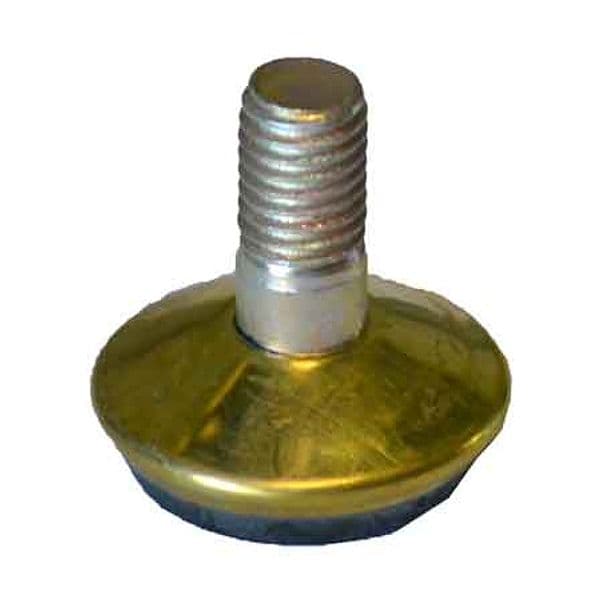 Piedino Regolabile in Acciaio Ø 32 mm M10 Nichelato 25 Pezzi - 2
