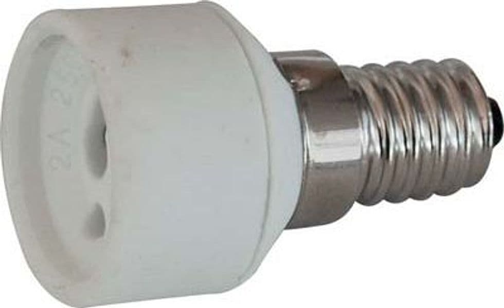 Adattatore Lampada E14 GU10 Porcellana 5 Pezzi - 2