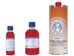 Olio Paglierino Rosso per Mobili 0,250 l Rosso in Flacone 12 Pezzi - 2