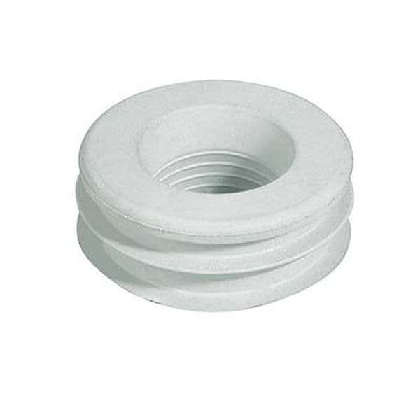Morsetto WC Gomma Bianca 50 x 30 mm 20 Pezzi - 2