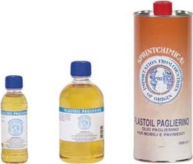 Olio Paglierino Bianco per Mobili 0,250 l Bianco in Flacone 12 Pezzi - 2
