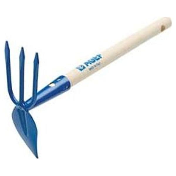 Zappino Cuore con Tridente con Manico Legno 6,5 CMX29 Agef 3 Pezzi - 2