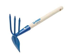 Zappino Cuore con Tridente con Manico Legno 6,5 CMX29 Agef 3 Pezzi - 2