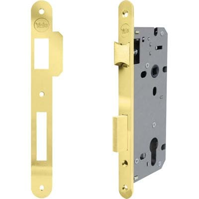Serratura Legno Infilare 52X Yale B.t Ottonato F.mm 22 F.sagom M2 8201239 - 2