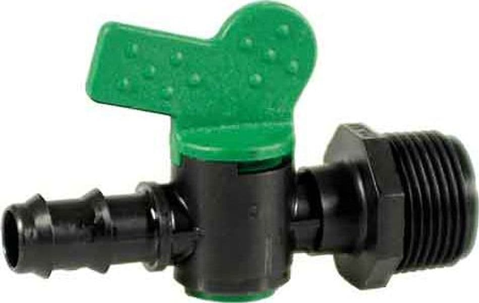 Valvola con Derivazione Fil. Maschio Portagomma Vmp Ø Mm Irritec 50 Pezzi - 2