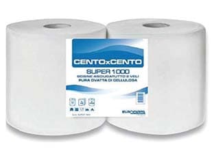 Bobina Carta a Rotolo Super 2 Rotolo 1000 22 CMX24,9H Bancale 140 Rotoli - 2