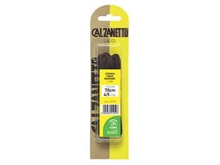 Laccio Scarpa Tondo Marrone 70 cm in Blister da 2 Paia Ebano 12 Blister - 2