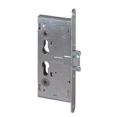 Serratura Metallo Infilare 43120 Cisa B.q Zinc F.mm 24 F.sagom M1 con Scr - 2