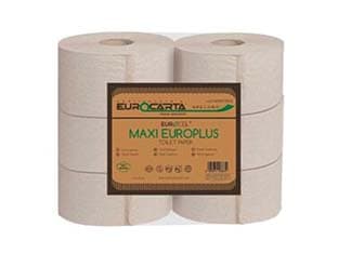 Carta Igienica Jumbo Super Maxi per Distributore Industriale Conf 6 Rotoli - 2