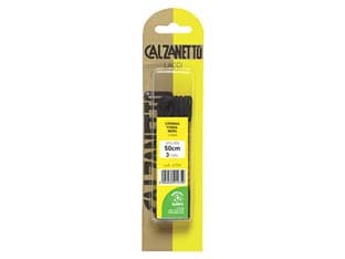 Laccio Scarpa Tondo Nero 50 cm in Blister da 2 Paia Ebano 6 Blister - 2