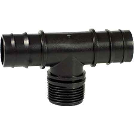 Tee Filettata Maschio Bassa Pressione Ø 16X½X16 Mm Irritec 100 Pezzi - 2