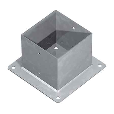 Supporto a Pavimento per Travi TG20 Mm 71 x 150H Tecfi Base 150 mm - 2