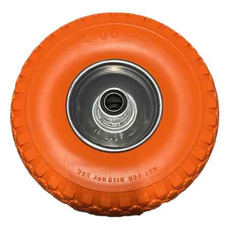 Ruota in Poliuretano per Carrelli con Disco in Acciaio Ideal Portata 120 kg - 2
