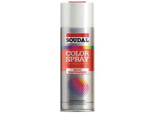 Color Spray Alte Temperature Smalto Spray 400 ml Nero Opaco 6 Pezzi - 2