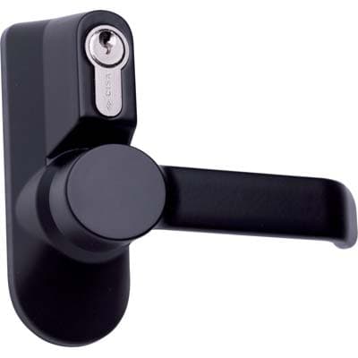 Maniglia Antipanico Esterna 07078.38 Cisa con Cilindro Vern Nera - 2