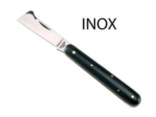 Coltello da Innesto in Acciaio Inox con Manico Finto Corno 17 32005 cm - 2