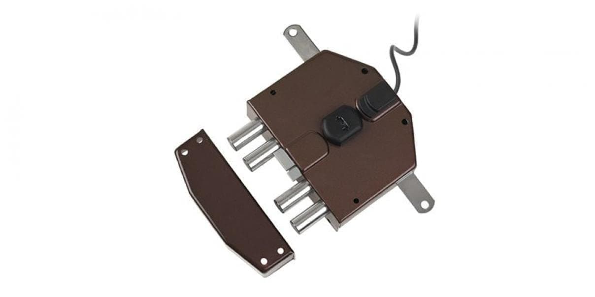 Serratura Legno Applicare Elettrica 6823 Yale Pompa Mm 80 M4 8213756