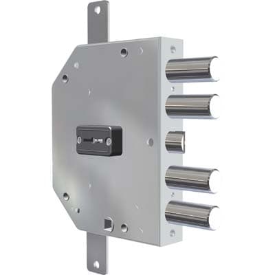 Serratura Metallo Applicare 2155 Plus Cr Dm M4 Tripl con Scr Ip.mm 8214101 - 2
