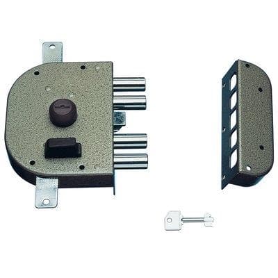 Serratura Legno Applicare 3250 Cr C.pompa M4 Tripl con Scr E.mm 60 Dx - 2