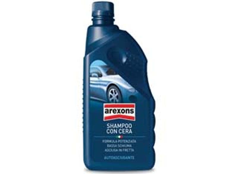 Shampoo con Cera Autoasciugante 1000 ml in Flacone (8358) Arexons 2 Pezzi - 2