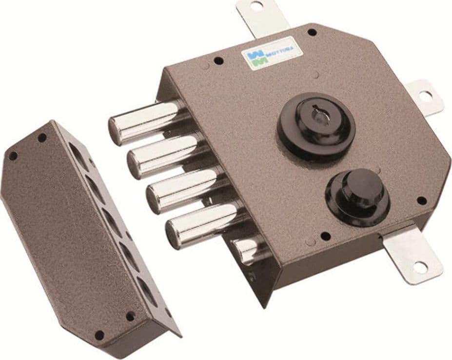 Serratura Legno Applicare 30650 Mottura C.pompa M4 Quint con Scr E.mm 60 Sx