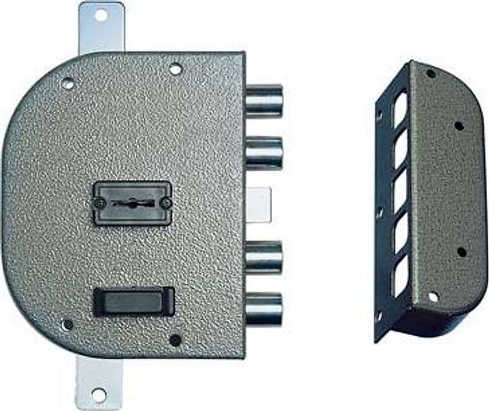 Serratura Legno Applicare 2250 Plus Cr Dm M4 Tripl con Scr E.mm 60 Sx - 2
