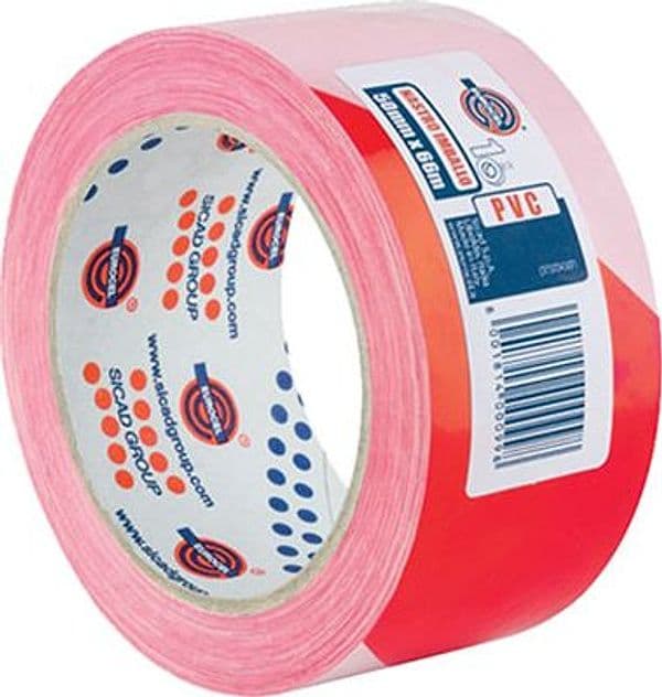 Nastro Segnaletico Adesivo 350 Br Eurocel Bianco 66 ml 50 mm 2 Pezzi