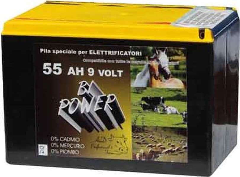 Batteria a Secco per Elettrificatori 9V Durata 10000 Ore 90 Ah - 2