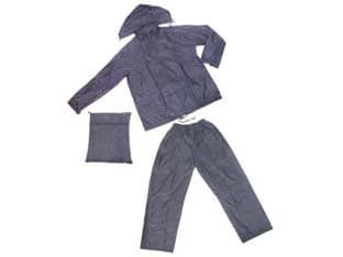 Impermeabile Giacca Pantalone in Nylon Blu Tg. Xxxl Excel - 2