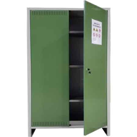 Armadio Fitofarmaci Alto 2 Ante 400 x 1000 x 1795 (Pxlxh) Pro Metal - 2