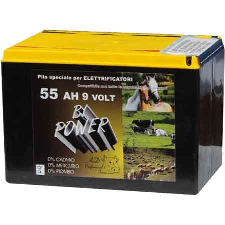 Batteria a Secco per Elettrificatori 9V Durata 13000 Ore 130 Ah - 2