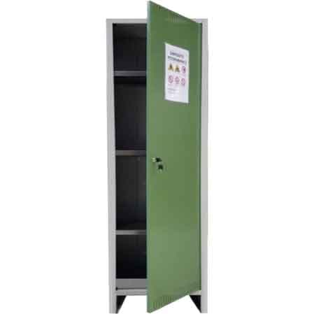 Armadio Fitofarmaci Alto 1 Anta 400 x 500 x 1795 (Pxlxh) Pro Metal - 2