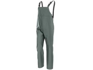 Impermeabile Pantalone con Pettorina in Poliuretano Verde Tg.l Verde - 2