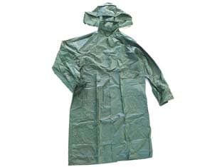 Impermeabile Cappotto in Nylon PVC Verde Tg. Xxxl Excel - 2