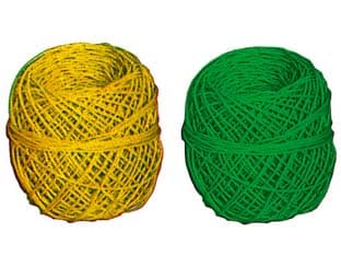 Legaccio in Gomitolo Ø 2 mm Verde, Confezionati in Rete 12 Chilo - 2